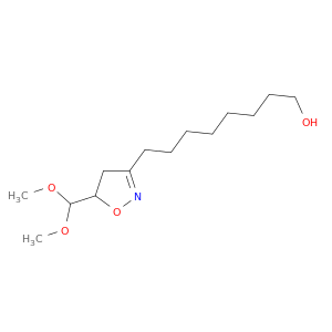 3-Isoxazoleoctanol, 5-(dimethoxymethyl)-4,5-dihydro-