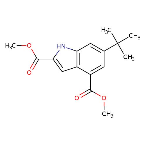2,4-二甲基6-(1,1-二甲基乙基)-1H-吲哚-2,4-二羧酸盐