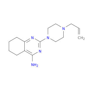 4-Quinazolinamine, 5,6,7,8-tetrahydro-2-[4-(2-propenyl)-1-piperazinyl]-