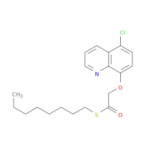 Ethanethioic acid, [(5-chloro-8-quinolinyl)oxy]-, S-octyl ester