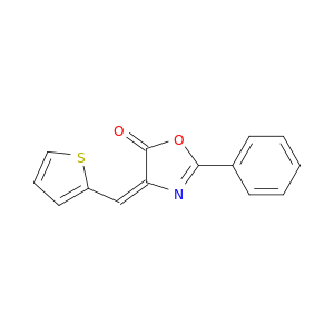 5(4H)-Oxazolone, 2-phenyl-4-(2-thienylmethylene)-, (E)-