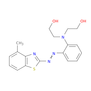 Ethanol, 2,2'-[[[(4-methyl-2-benzothiazolyl)azo]phenyl]imino]bis-