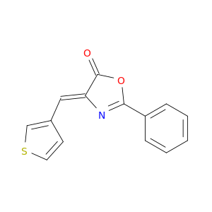 5(4H)-Oxazolone, 2-phenyl-4-(3-thienylmethylene)-, (Z)-