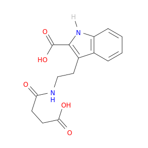 1H-Indole-2-carboxylic acid, 3-[2-[(3-carboxy-1-oxopropyl)amino]ethyl]-