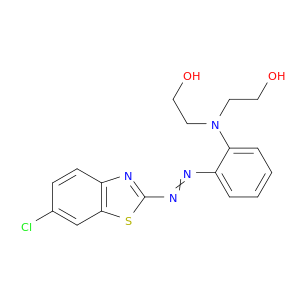 Ethanol, 2,2'-[[[(6-chloro-2-benzothiazolyl)azo]phenyl]imino]bis-