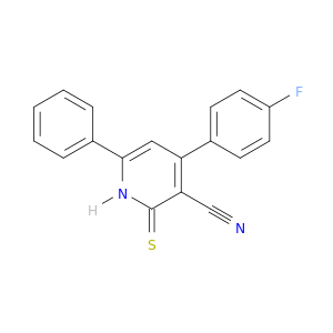 3-Pyridinecarbonitrile, 4-(4-fluorophenyl)-1,2-dihydro-6-phenyl-2-thioxo-