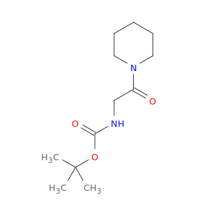 Carbamic acid, [2-oxo-2-(1-piperidinyl)ethyl]-, 1,1-dimethylethyl ester