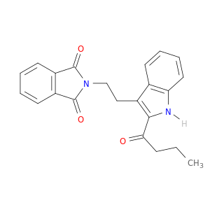 1H-Isoindole-1,3(2H)-dione, 2-[2-[2-(1-oxobutyl)-1H-indol-3-yl]ethyl]-