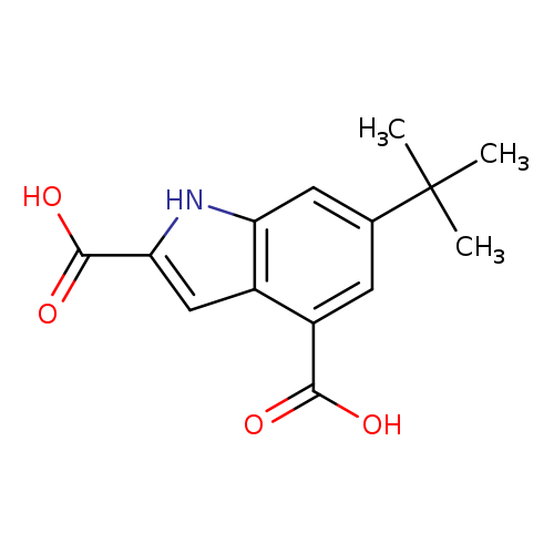 6-(1,1-二甲基乙基)-1H-吲哚-2,4-二羧酸