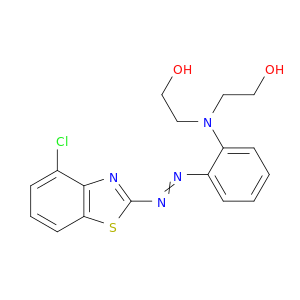 Ethanol, 2,2'-[[[(4-chloro-2-benzothiazolyl)azo]phenyl]imino]bis-