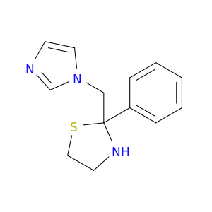 Thiazolidine, 2-(1H-imidazol-1-ylmethyl)-2-phenyl-