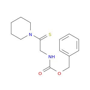 Carbamic acid, [2-(1-piperidinyl)-2-thioxoethyl]-, phenylmethyl ester