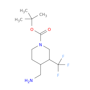 4-（氨基甲基）-3-（三氟甲基）哌啶-1-甲酸叔丁酯