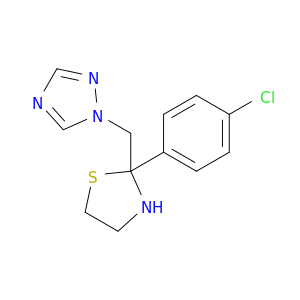 1H-1,2,4-Triazole, 1-[[2-(4-chlorophenyl)-2-thiazolidinyl]methyl]-