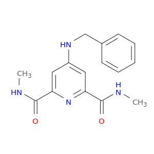 2,6-Pyridinedicarboxamide, N,N'-dimethyl-4-[(phenylmethyl)amino]-