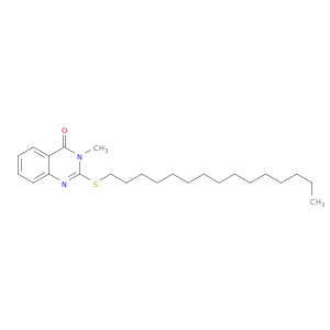 4(3H)-Quinazolinone, 3-methyl-2-(pentadecylthio)-