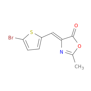 5(4H)-Oxazolone, 4-[(5-bromo-2-thienyl)methylene]-2-methyl-, (Z)-