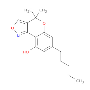 4H-[1]Benzopyrano[4,3-c]isoxazol-9-ol, 4,4-dimethyl-7-pentyl-