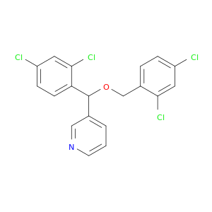 Pyridine, 3-[(2,4-dichlorophenyl)[(2,4-dichlorophenyl)methoxy]methyl]-