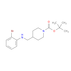 1-Piperidinecarboxylicacid, 4-[[(2-bromophenyl)amino]methyl]-, 1,1-dimethylethyl ester