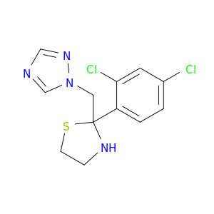 1H-1,2,4-Triazole, 1-[[2-(2,4-dichlorophenyl)-2-thiazolidinyl]methyl]-
