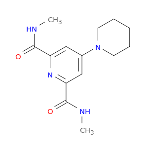 2,6-Pyridinedicarboxamide, N,N'-dimethyl-4-(1-piperidinyl)-