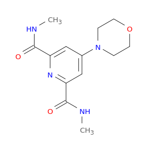 2,6-Pyridinedicarboxamide, N,N'-dimethyl-4-(4-morpholinyl)-