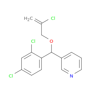 Pyridine, 3-[[(2-chloro-2-propenyl)oxy](2,4-dichlorophenyl)methyl]-