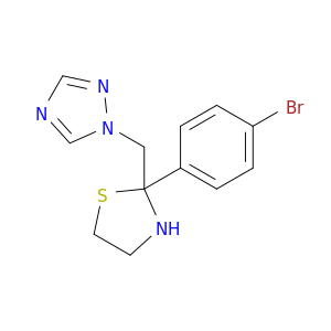 1H-1,2,4-Triazole, 1-[[2-(4-bromophenyl)-2-thiazolidinyl]methyl]-