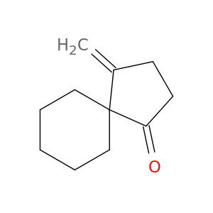 Spiro[4.5]decan-1-one, 4-methylene-