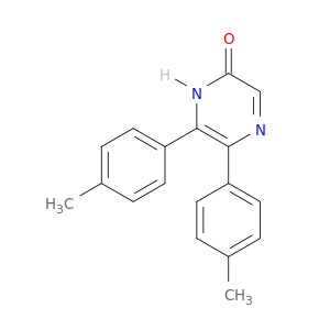 2(1H)-Pyrazinone, 5,6-bis(4-methylphenyl)-