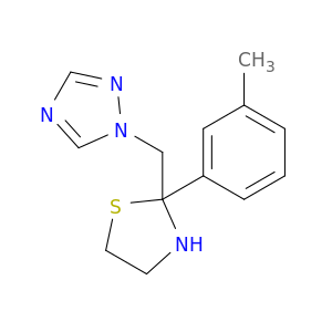 1H-1,2,4-Triazole, 1-[[2-(3-methylphenyl)-2-thiazolidinyl]methyl]-