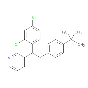 Pyridine, 3-[1-(2,4-dichlorophenyl)-2-[4-(1,1-dimethylethyl)phenyl]ethyl]-