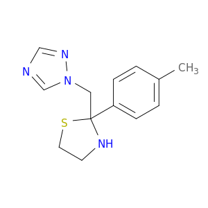 1H-1,2,4-Triazole, 1-[[2-(4-methylphenyl)-2-thiazolidinyl]methyl]-