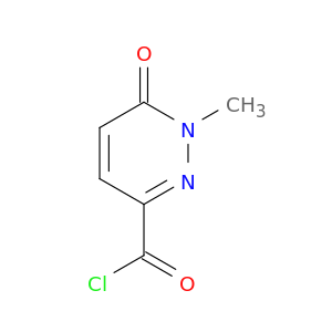 3-Pyridazinecarbonylchloride, 1,6-dihydro-1-methyl-6-oxo-