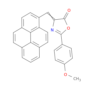 5(4H)-Oxazolone, 2-(4-methoxyphenyl)-4-(1-pyrenylmethylene)-