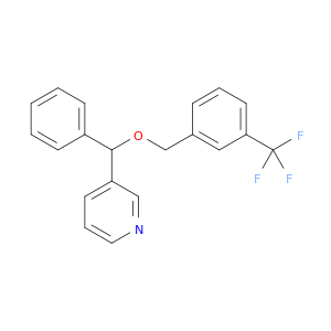 Pyridine, 3-[phenyl[[3-(trifluoromethyl)phenyl]methoxy]methyl]-