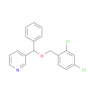Pyridine, 3-[[(2,4-dichlorophenyl)methoxy]phenylmethyl]-