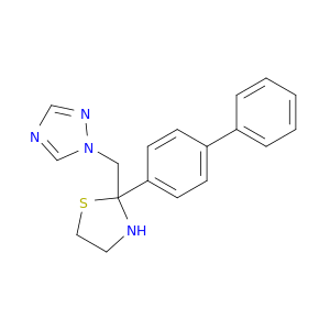 1H-1,2,4-Triazole, 1-[(2-[1,1'-biphenyl]-4-yl-2-thiazolidinyl)methyl]-