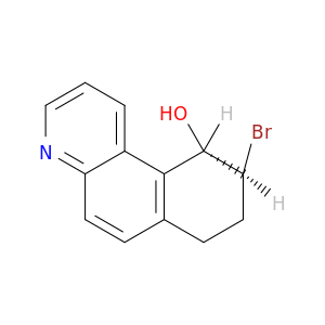 (9s,10s)-9-bromo-7,8,9,10-tetrahydrobenzo[f]quinolin-10-ol