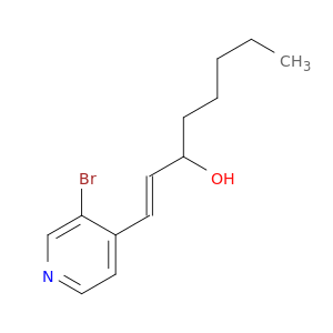 1-Octen-3-ol, 1-(3-bromo-4-pyridinyl)-, (E)-