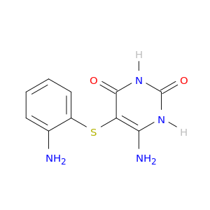 2,4(1H,3H)-Pyrimidinedione, 6-amino-5-[(2-aminophenyl)thio]-