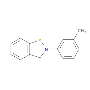 1,2-Benzisothiazole, 2,3-dihydro-2-(3-methylphenyl)-