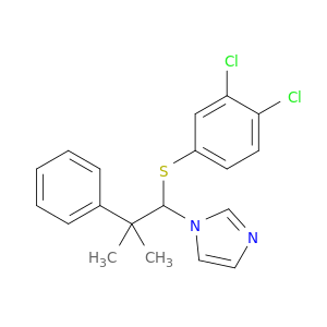1H-Imidazole, 1-[1-[(3,4-dichlorophenyl)thio]-2-methyl-2-phenylpropyl]-
