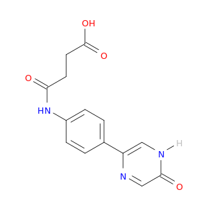 Butanoic acid, 4-[[4-(4,5-dihydro-5-oxopyrazinyl)phenyl]amino]-4-oxo-