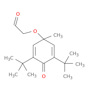 ACETALDEHYDE, 2-[[3,5-BIS(1,1-DIMETHYLETHYL)-1-METHYL-4-OXO-2,5-CYCLOHEXADIEN-1-YL]OXY]-