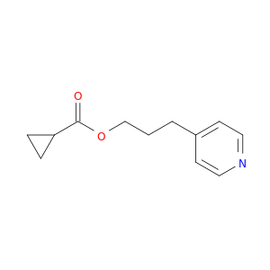 Cyclopropanecarboxylic acid, 3-(4-pyridinyl)propyl ester