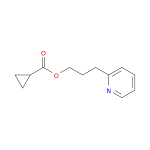 Cyclopropanecarboxylic acid, 3-(2-pyridinyl)propyl ester
