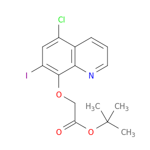 Acetic acid, [(5-chloro-7-iodo-8-quinolinyl)oxy]-, 1,1-dimethylethyl ester