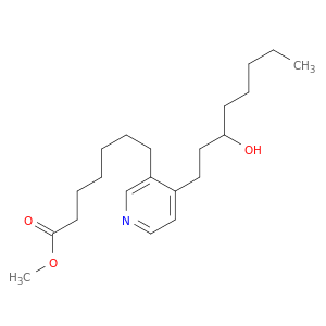 3-Pyridineheptanoic acid, 4-(3-hydroxyoctyl)-, methyl ester